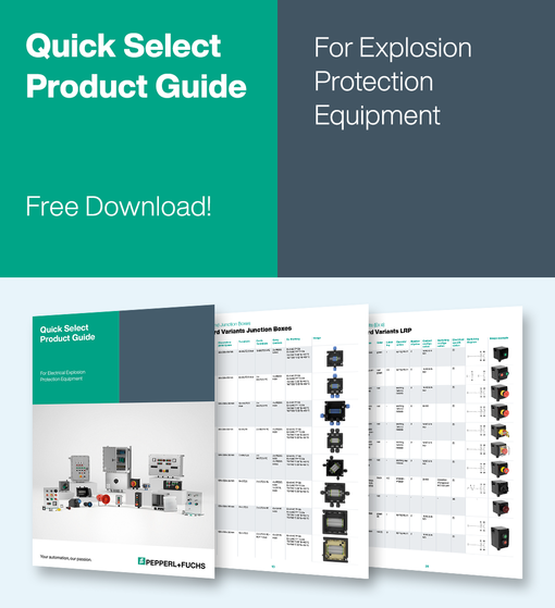 Quick Select Product Guide for Electrical Explosion Protection Equipment