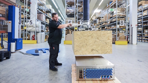 Verpackung und Versand